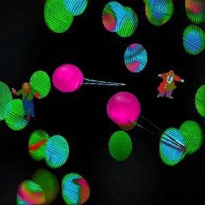 SOLD ALEXIS BITTAR BRIGHT PINK LUCITE EARRINGS